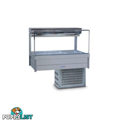 Refrigeration - Roband SRX23RD - 3 module square glass cold foodbar - Catering Equipment