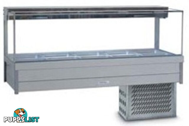 Refrigeration - Roband SRX25RD - 5 module square glass cold foodbar - Catering Equipment