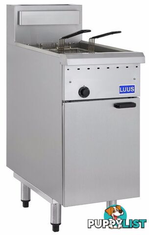 Fryers - LUUS FG-40 - Twin-basket gas fryer, 22L - Catering Equipment - Restaurant Equipment