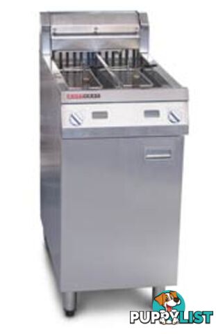 Fryers - Austheat AF822 - Double pan 2 x 14L electric fryer - Catering Equipment - Restaurant