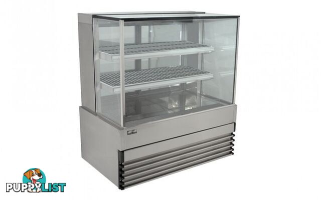 Ambient displays - Koldtech KT.NRSQCD.9 - 900mm, 3 tier, square glass - Catering Equipment