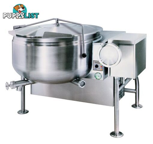 Boiling kettles - Cleveland KGL40TSH - 150L short series gas tilting kettle - Catering Equipment