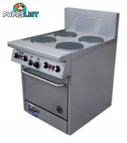 Oven ranges- Goldstein PE-4S-20 - 4 burner electric oven range - Catering Equipment - Restaurant