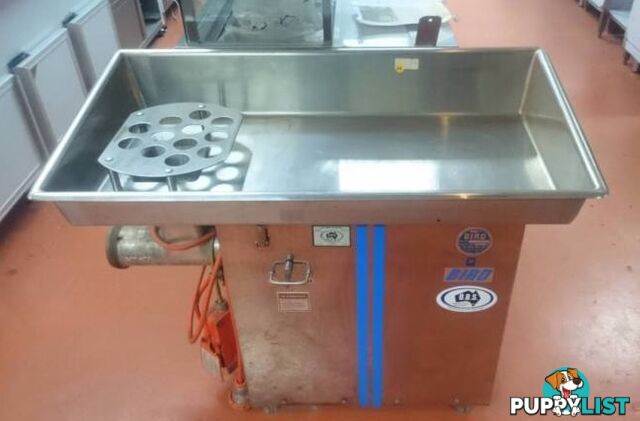  Meat Mincer - Biro 346SS Manual Feed Grinder/Mincer - Catering Equipment