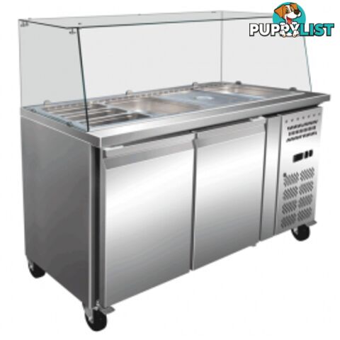 Refrigeration - Exquisite SBC450H - 1.5m preparation counter/sandwich bar - Catering Equipment