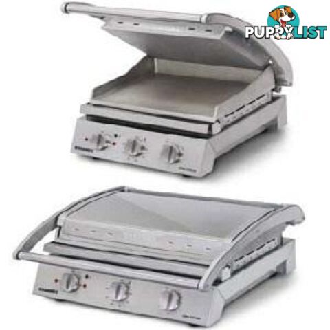 Contact grills - Roband GSA810S - 8 slice, smooth plates - Catering Equipment - Restaurant Equipment