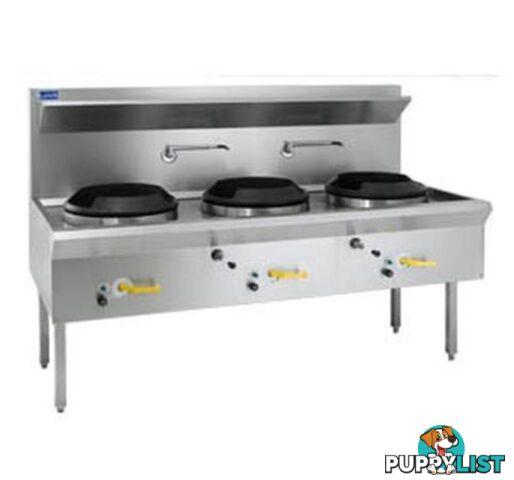 Woks - Luus WL-3C - waterless triple wok cooker - Catering Equipment - Restaurant Equipment