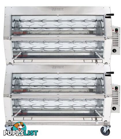 Rotisseries - Semak D60 - 60 bird digital electric rotisserie - Catering Equipment - Restaurant