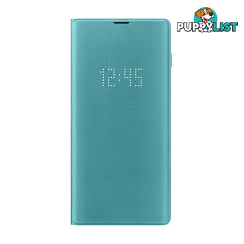 Samsung Galaxy S10+ Plus LED View Wallet Cover - Green