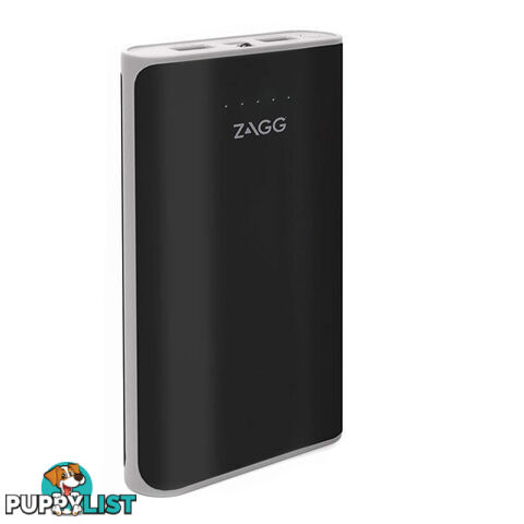 Zagg Ignition 12 12000mAh 2.1A Power Bank with LED Torch - Black