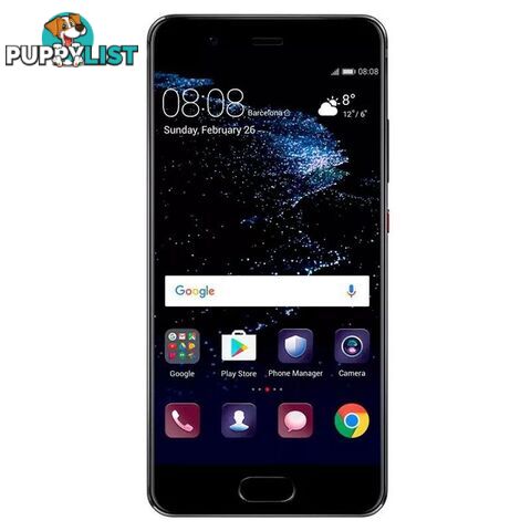 Huawei P10 (5.1", 20MP, 64GB/4GB Opt) - Black MPN: VTR-L09