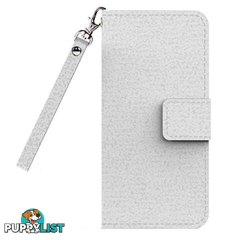 Cleanskin Flip Wallet Case with Mag-Latch for Apple iPhone 7 - White