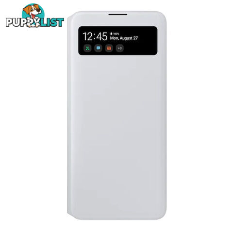 Samsung Galaxy A71 S View Wallet Cover - White - EF-EA715PWEGWW - White - 8806090181283