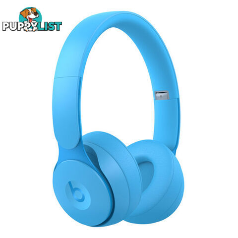 Beats Solo Pro Wireless Noise Cancelling Headphones - Light Blue - MRJ92FE/A - Blue - 190199534124