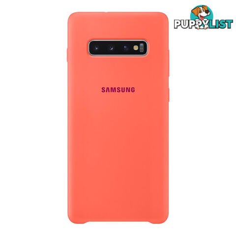 Samsung Galaxy S10+ Plus Silicone Cover - Berry Pink