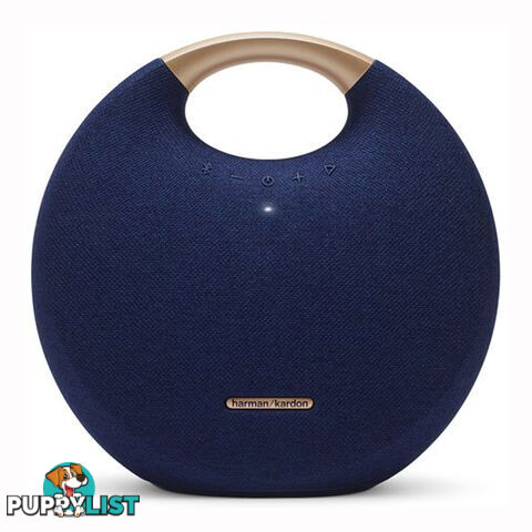 Harman Kardon Onyx Studio 5 Portable Bluetooth Speaker - Blue - HKOS5BLUAS - Blue - 6925281938276