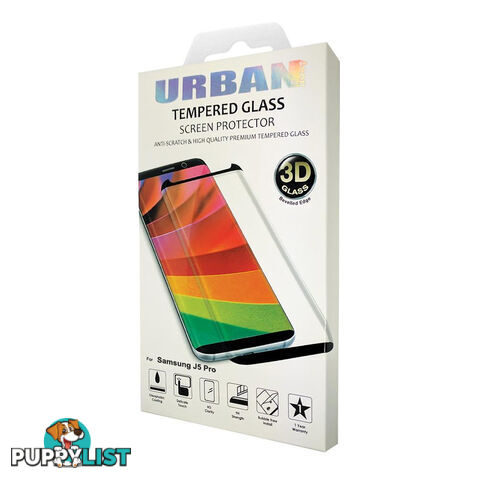 Urban Glass Screen Protector For Samsung J5 Pro - GLASSJ5P - Clear - 9017236606143