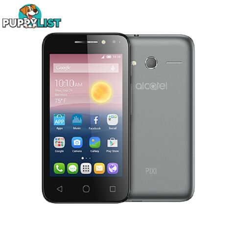 Alcatel OneTouch Pixi 4 4017X (3G, 3.5", 2MP, Optus Unlocked) - Black MPN: 4017X