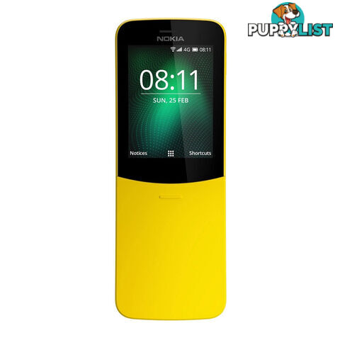 Nokia 8110 (4G, Keypad) - Yellow