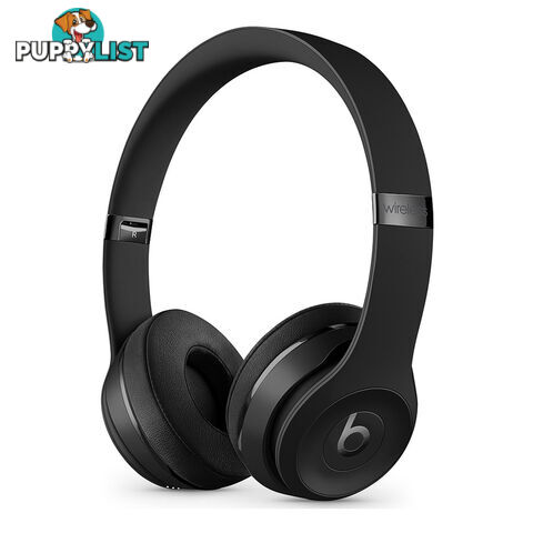 Beats Solo3 Wireless On-Ear Headphones - Matte Black - MX432PA/A - Black - 190199312432