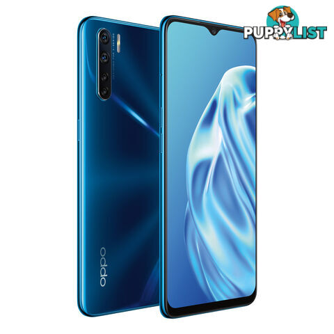 OPPO A91 (Dual SIM 4G, 48MP, 128GB/8GB) - Blazing Blue