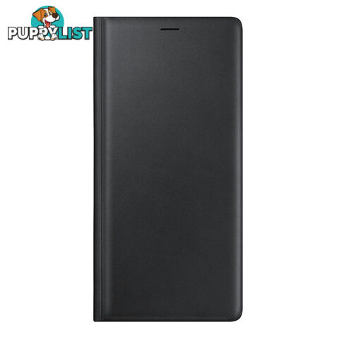 Samsung Galaxy Note 9 Leather Wallet Cover - Black