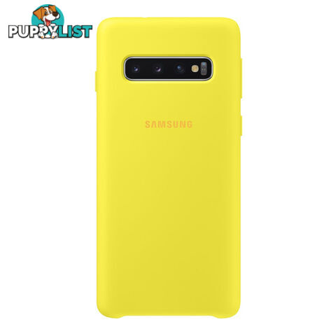 Samsung Galaxy S10 Silicone Cover - Yellow