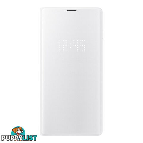 Samsung Galaxy S10 LED View Wallet Cover - White