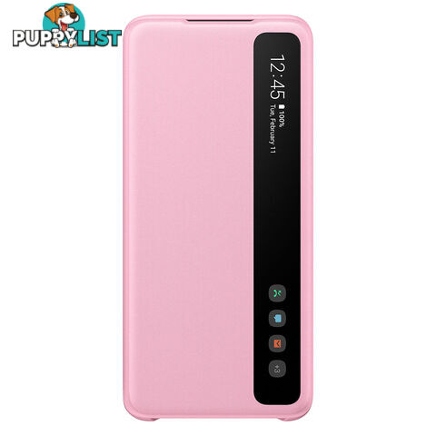 Samsung Galaxy S20 Clear View Cover - Pink