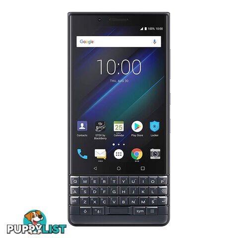 BlackBerry KEY2 LE (Dual SIM 4G, Keyboard, 32GB/4GB) - Slate - BBE100-4 - Black - BBKEY2SLT