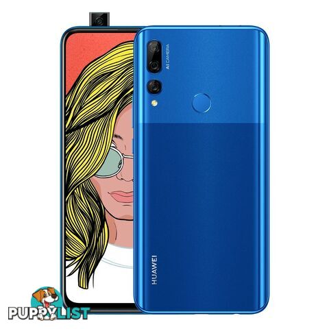 Huawei Y9 Prime 2019 (Dual Sim 4G/4G, 128GB/4GB) - Sapphire Blue - STK-L22-BUL - Blue - HWY9PBLU