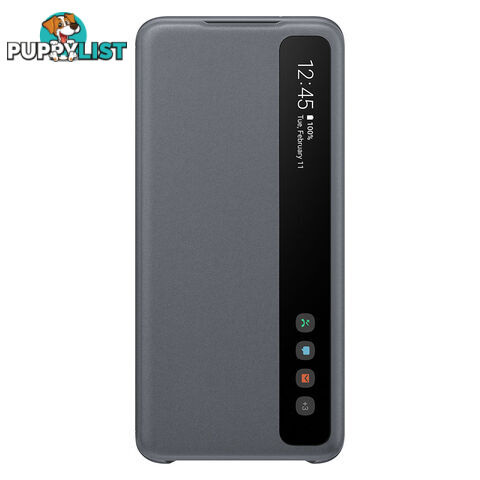 Samsung Galaxy S20 Clear View Cover - Grey