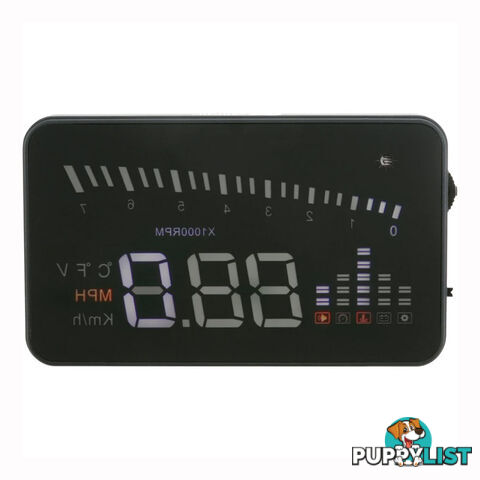 Scosche Heads Up OBD II LED Display HUD2 - HUD2 - Black - 033991057159