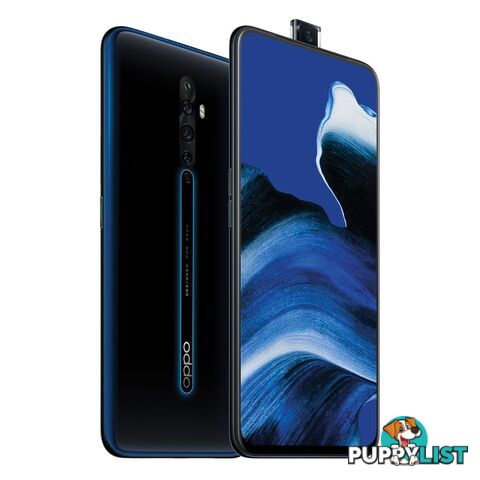 OPPO Reno 2Z (Dual Sim 4G/4G,128GB/8GB, 48MP) - Luminous Black - CPH1951 - Black - OPPORENO2ZBLK