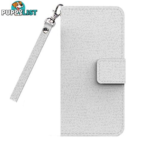 Cleanskin Flip Wallet Case with Mag-Latch for Apple iPhone 7 Plus - White