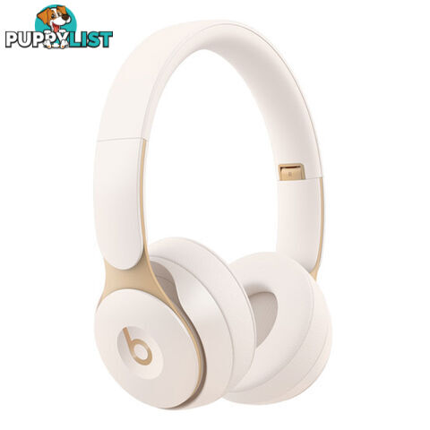 Beats Solo Pro Wireless Noise Cancelling Headphones - Ivory - MRJ72FE/A - White - 190199534100