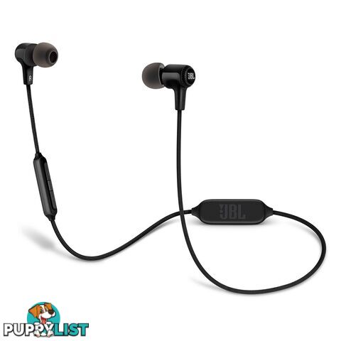 JBL E25BT Wireless In-Ear Headphones - Black - JBLE25BTBLK - Black - 6925281921087