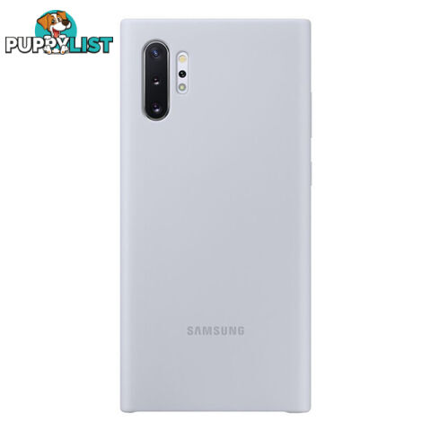 Samsung Galaxy Note 10+ Plus Silicone Cover - Silver