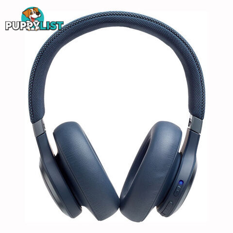 JBL Live 650BTNC Wireless Over-Ear Noise-Cancelling Headphones - Blue - JBLLIVE650BTNCBLU - Blue - 6925281940828