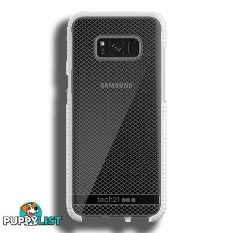 Tech21 Evo Check Case for Samsung S8+ Plus - Clear/White