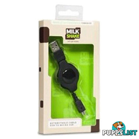 MilkShake Retractable Cable USB to Micro USB / Apple 30 Pin