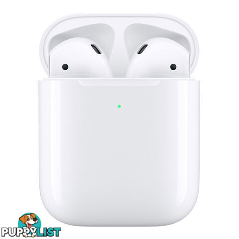 Apple AirPods (2nd Gen) with Wireless Charging Case A2032 - White - MRXJ2ZA/A - White - 190198764805