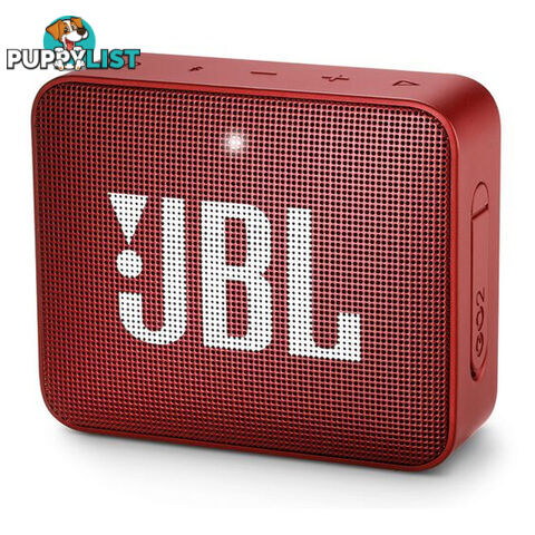 JBL GO 2 Portable Mini Bluetooth Speaker - Ruby Red - JBLGO2RED - Red - 6925281931857