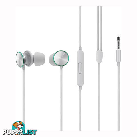 Oppo O-Fresh Stereo Earphones MH151 with 3.5mm Headphone Jack - Grey - MH151 - Grey - 6944284641587