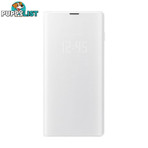 Samsung Galaxy S10+ Plus LED View Wallet Cover - White