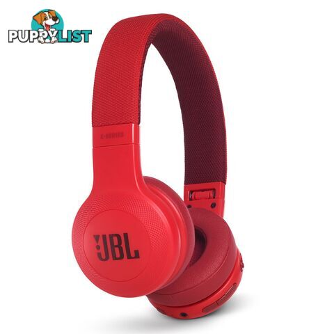 JBL E45BT On-Ear Wireless Headphones - Red - JBLE45BTRED - Red - 6925281918117