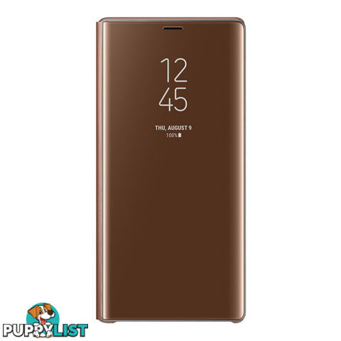 Samsung Galaxy Note 9 Clear View Standing Cover - Brown MPN: EF-ZN960CAEGWW