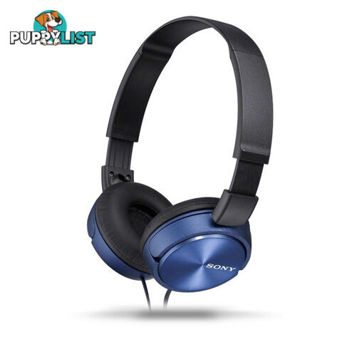 Sony MDR-ZX310AP Stereo Over-Ear Headphones - Blue - MDR-ZX310AP - Blue - 4905524942071