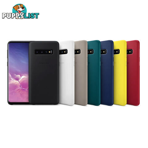 Samsung Galaxy S10+ Plus Leather Back Cover - EF-VG975L - SAMCS10PLCFG