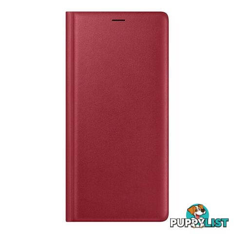 Samsung Galaxy Note 9 Leather Wallet Cover - Red - EF-WN960LREGWW - Red - 8801643393813